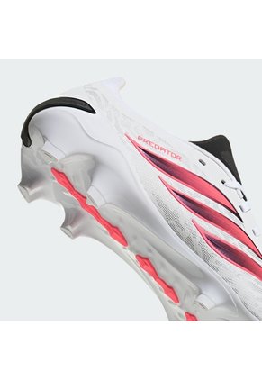 Guayos Blanco Adidas Predator League Terreno Firme Blanco