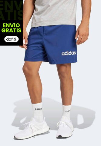Pantaloneta adidas Sportswear Essentials Linear Logo Azul adidas Performance