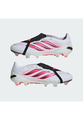 Guayos Blanco Adidas Predator Pro Lengüeta Plegable Terreno Firme Blanco