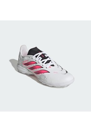 Guayos Blanco Adidas Predator League Pasto Artificial Niños Blanco