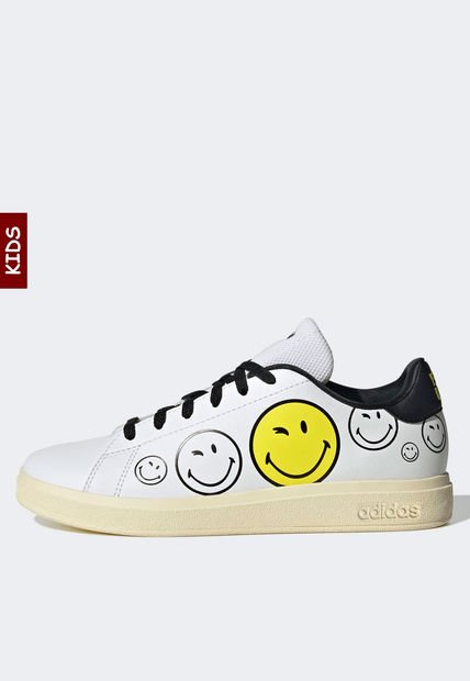 Tenis adidas Sportswear x Smiley Advantage Base 2.0 Blanco