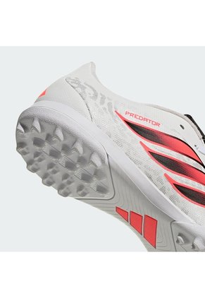 Guayos Blanco Adidas Predator Club Lengüeta Plegable Pasto Artificial Blanco