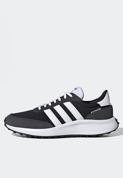 Tenis Lifestyle Negro-Blanco-Gris adidas Performance Run 70's