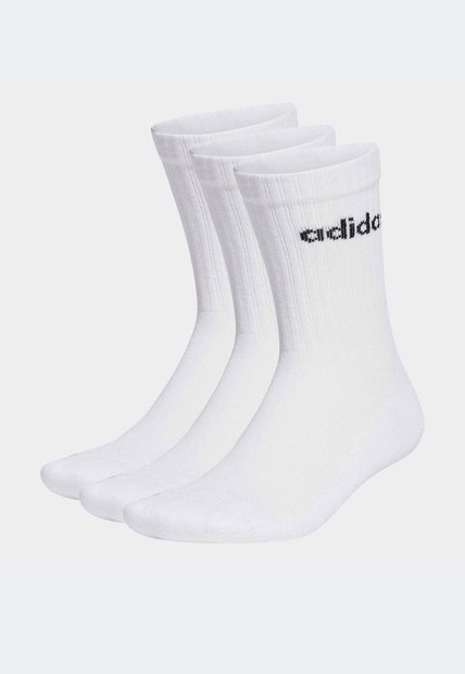 Medias X3 adidas Performance Linear Crew Blanco