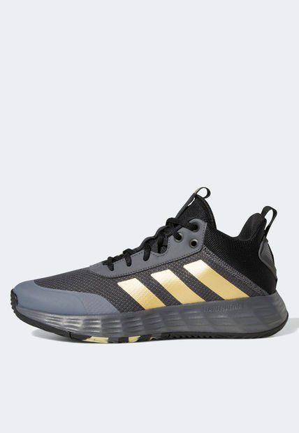 Tenis Basketball Gris-Dorado-Negro adidas Performance OwnTheGame 2.0
