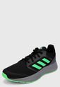 Tenis Running Negro-Verde adidas Performance Galaxy 5 de adidas Performance