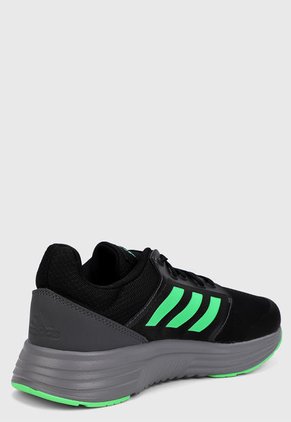 Tenis Running Negro-Verde adidas Performance Galaxy 5