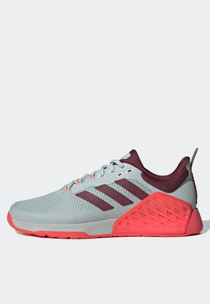 Tenis Training Gris-Coral-Vinotinto adidas Performance Dropset 2