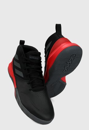 Tenis Basketball Negro-Rojo-Gris adidas Performance Ownthegame