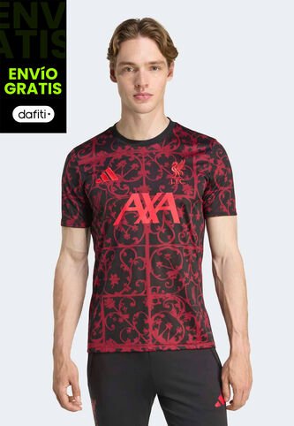 Camiseta adidas Prepartido del Liverpool FC 25/26 Negro adidas Performance