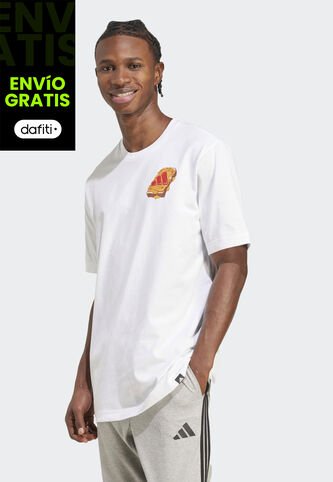 Camiseta adidas Sportswear Graphic Food  Blanco adidas Performance