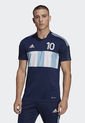 Camiseta Azul-Blanco adidas Performance Messi Tiro Number 10 de adidas Performance