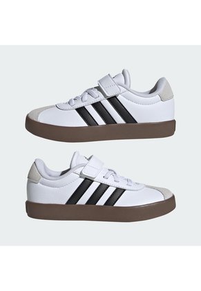 Tenis Blanco Adidas VL Court 3.0 Skateboarding Niños
