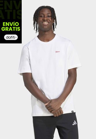 Camiseta adidas Performance Pennant Trim Graphic Blanco adidas Performance