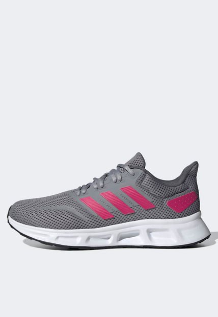 Tenis Running Gris-Blanco-Fucsia adidas Performance Showtheway 2.0