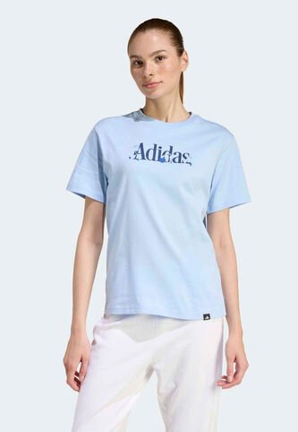 Camiseta adidas Sportswear Soft Sport Celeste adidas Performance