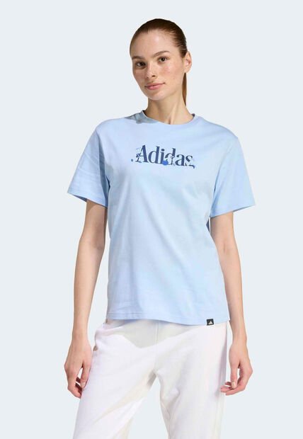 Camiseta adidas Sportswear Soft Sport Celeste