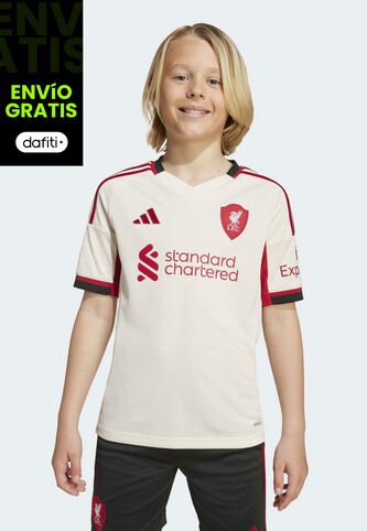 Camiseta Liverpool FC Visitante 25/26 adidas Performance Marfil adidas Performance