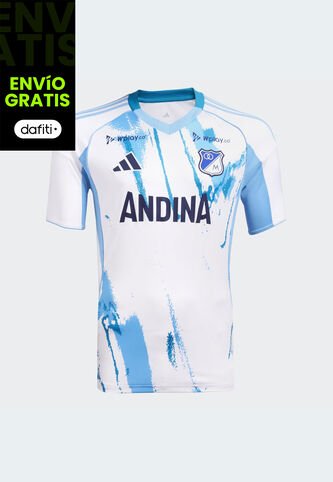 Camiseta Millonarios FC Visitante 2025 adidas Performance Blanco adidas Performance