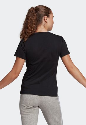 Camiseta Negro-Blanco adidas Performance Loungewear Essentials