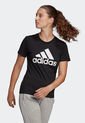Camiseta Negro-Blanco adidas Performance Loungewear Essentials de adidas Performance