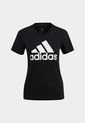 Camiseta Negro-Blanco adidas Performance Loungewear Essentials de adidas Performance