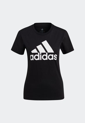 Camiseta Negro-Blanco adidas Performance Loungewear Essentials