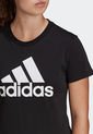 Camiseta Negro-Blanco adidas Performance Loungewear Essentials de adidas Performance