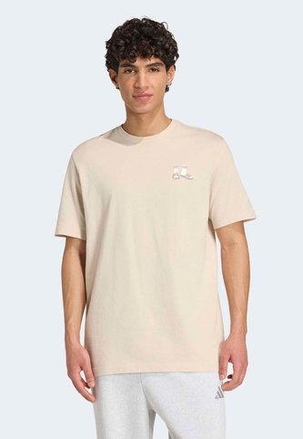 Camiseta adidas Sportswear Summer Slide Multiplicity Beige adidas Performance