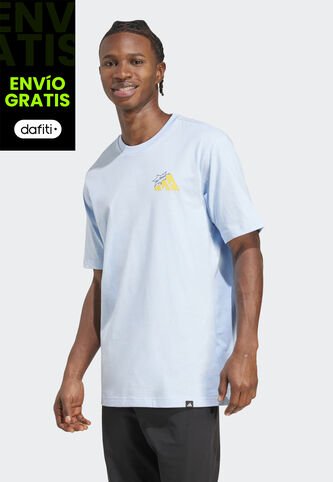 Camiseta adidas Sportswear Graphic Food Grilled Cheese Azul adidas Performance