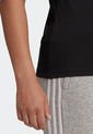 Camiseta Negro-Blanco adidas Performance Loungewear Essentials de adidas Performance