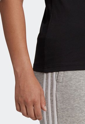 Camiseta Negro-Blanco adidas Performance Loungewear Essentials