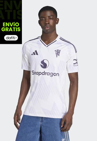 Camiseta Manchester United FC Visitante 25/26 adidas Performance Blanco adidas Performance