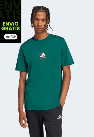 Camiseta adidas Sportswear Pizza Graphic Tee Verde adidas Performance