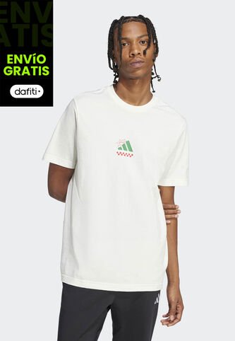 Camiseta adidas Sportswear Lounge Pizza Blanco adidas Performance