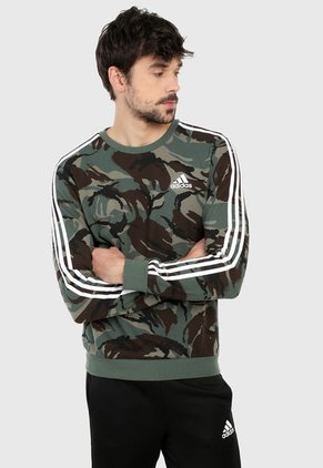 Buzo Verde-Café adidas Performance Essentials Camuflaje