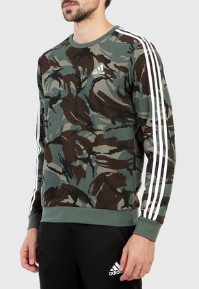 Buzo Verde-Café adidas Performance Essentials Camuflaje
