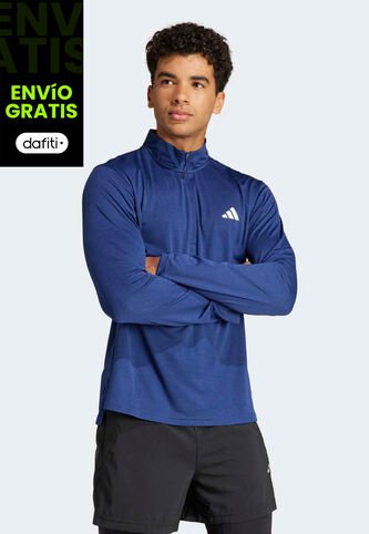 Camiseta Manga Larga adidas Performance Essentials Azul adidas Performance