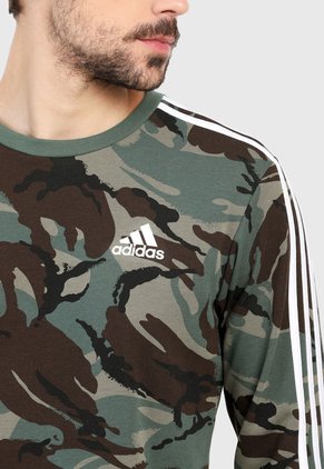 Buzo Verde-Café adidas Performance Essentials Camuflaje