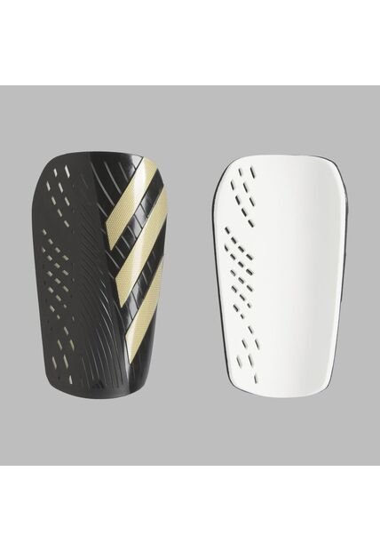 Canilleras Adidas Performance Hombre Tiro Club - Negro - Dorado - Fútbol | Protección En Cancha