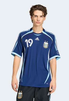 Camiseta adidas Performance Visitante argentina 2006 Messi Azul