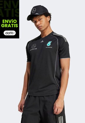 Camiseta adidas Performance Mecánico Mercedes - AMG Petronas F1 Team Negro