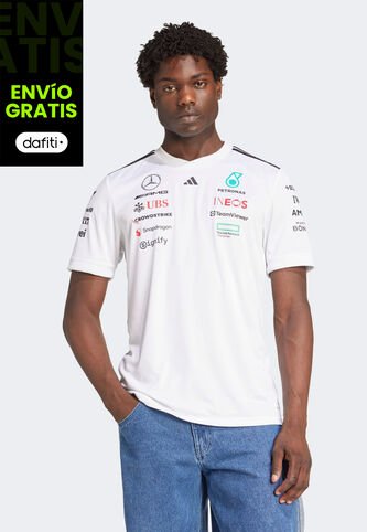 Camiseta adidas Performance Mercedes - AMG Petronas F1 Team Piloto Blanco adidas Performance