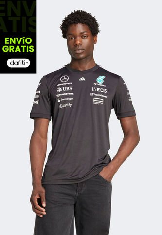 Camiseta adidas Performance Mercedes - AMG Petronas F1 Team Piloto Negro adidas Performance