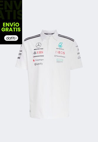 Polo adidas Sportswear Mercedes - AMG Petronas F1 Team Blanco adidas Performance
