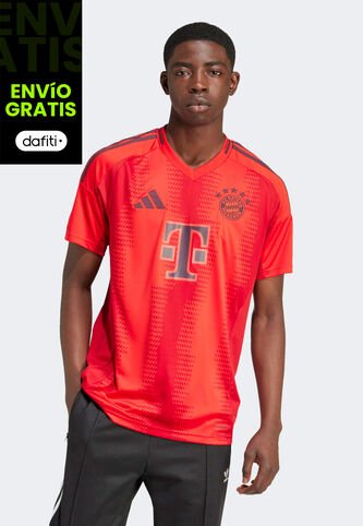 Camiseta Rojo-Negro adidas Performance FC Bayern Local 24/25 adidas Performance