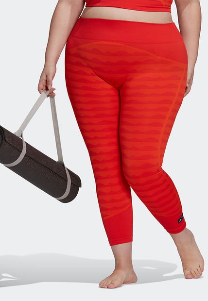 Leggings adidas Performance Rojo