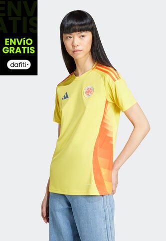 Camiseta Colombia adidas Performance Local FCF 24 Amarillo adidas Performance