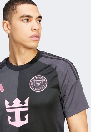 Camiseta Inter Miami CF adidas Performance Visitante Messi 25/26 Negro