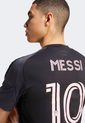 Camiseta Inter Miami CF adidas Performance Visitante Messi 25/26 Negro de adidas Performance